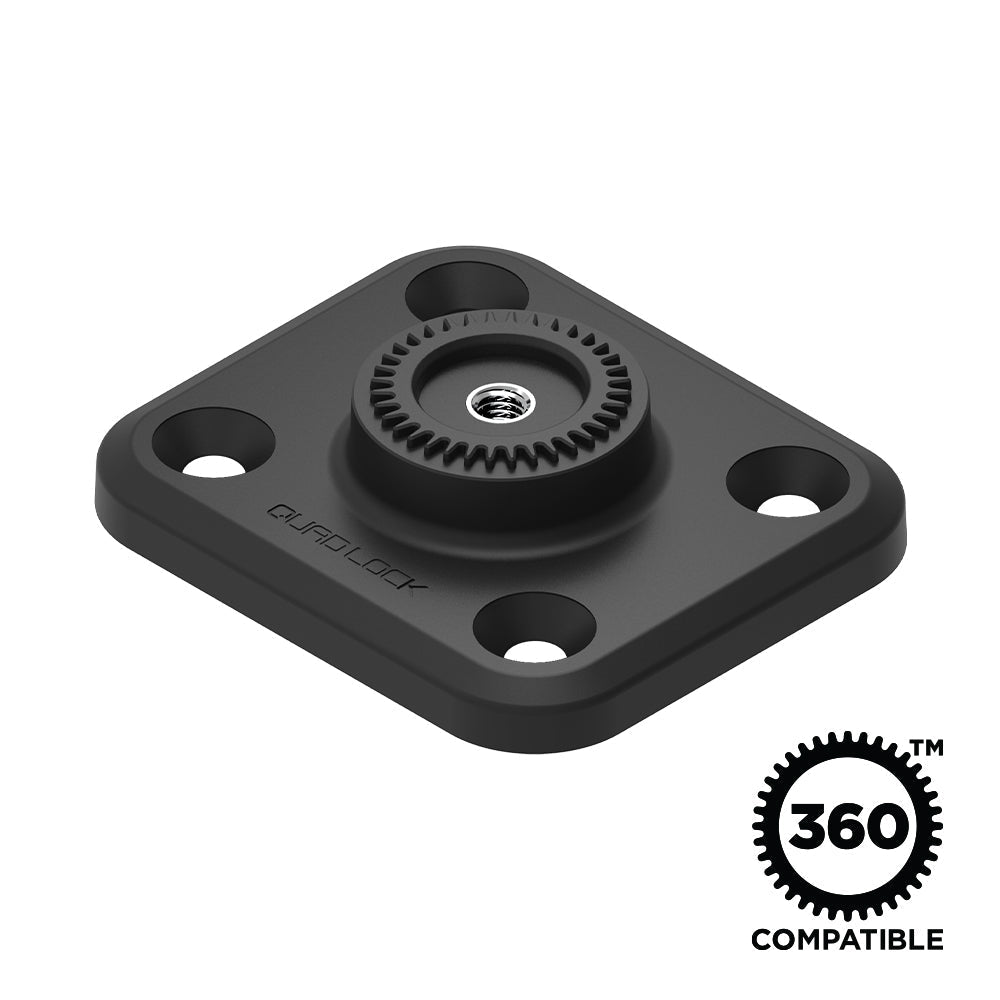 Stačiakampis pagrindas Quad Lock 360 Flat Rectangle