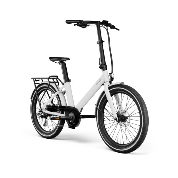 Sulankstomas elektrinis dviratis EOVOLT EVENING 24" V1 (MĖLYNOS SPALVOS)