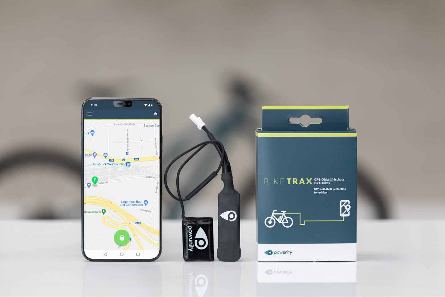 Elektrinio dviračio GPS sekimo įrenginys dviračiams BikeTrax