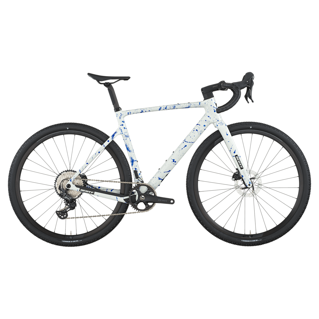 SCOTT Addict Gravel 30 2026 white/splatter blue
