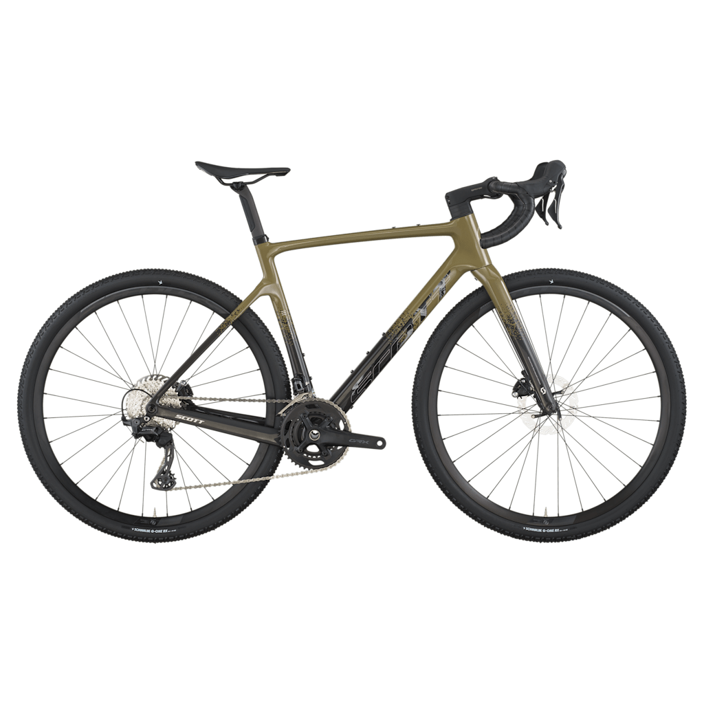 SCOTT Addict Gravel 40 2026 kaki green/carbon black