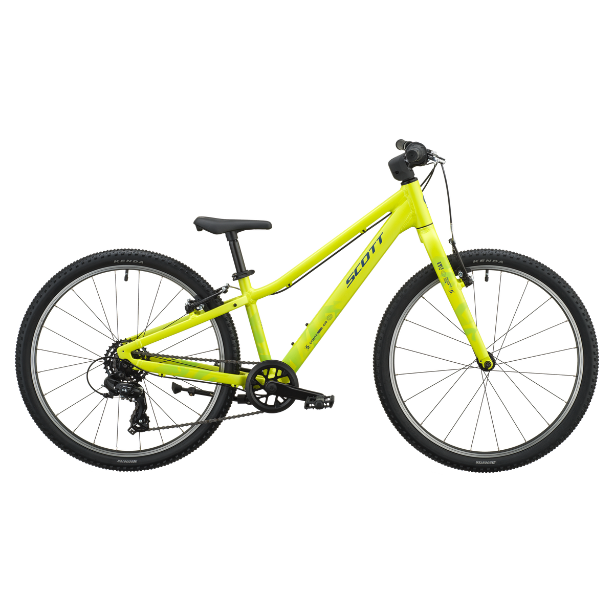 SCOTT Contrail 400 2027 Zesty Yellow, 24 colių vaikiškas dviratis