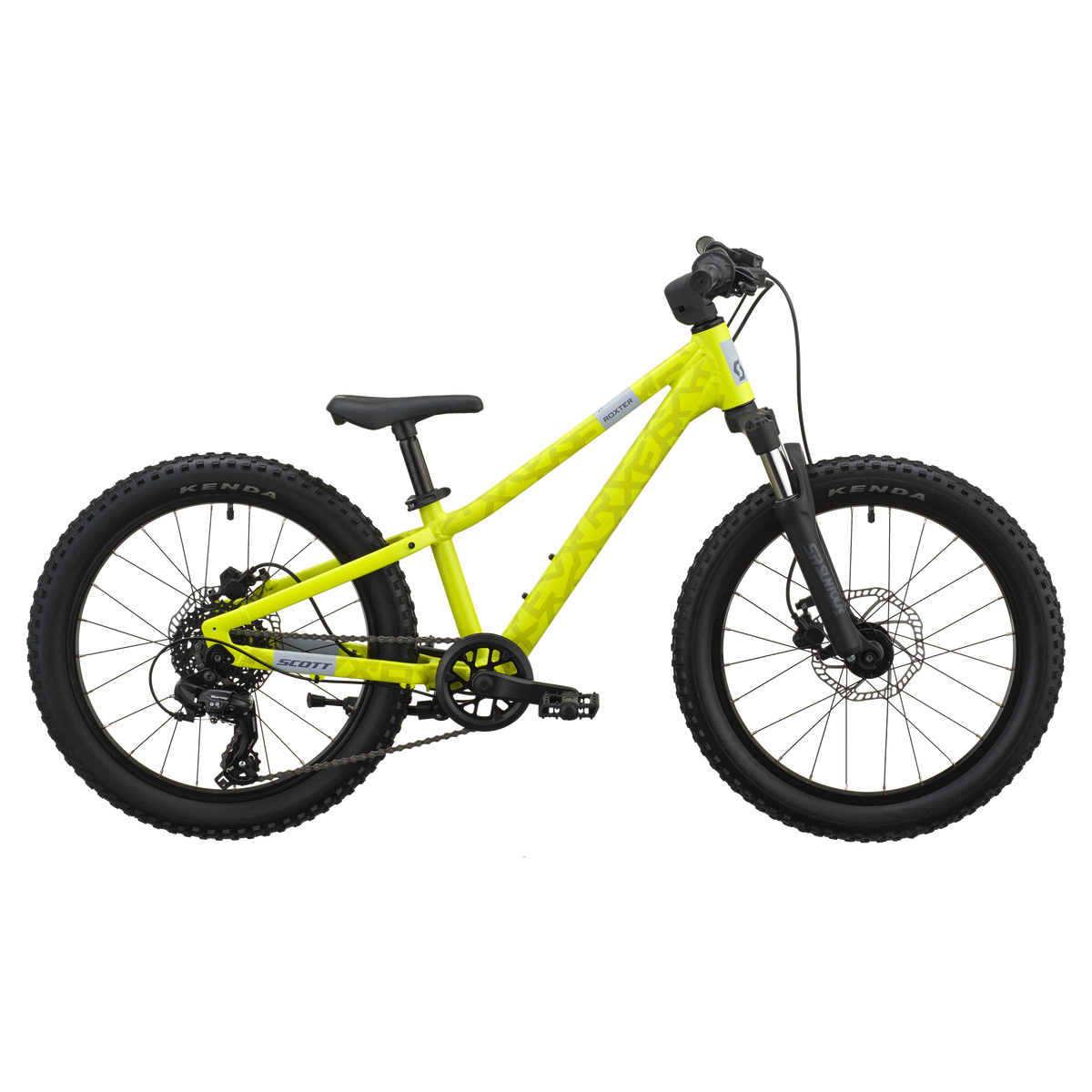 SCOTT Roxter 200 2027 Zesty Yellow, 20 colių vaikiškas dviratis