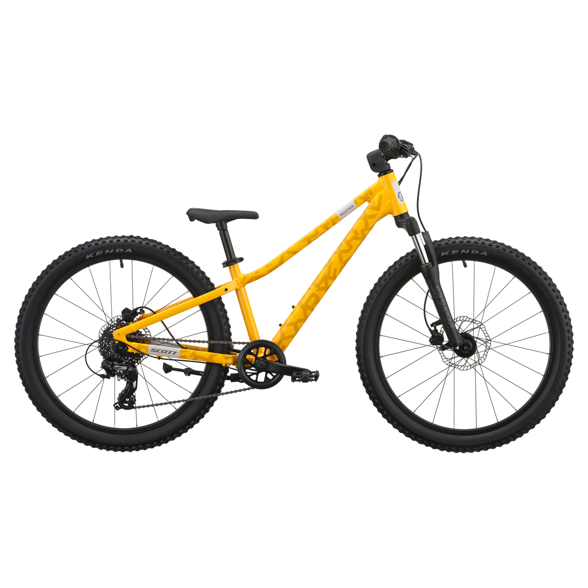 SCOTT Roxter 400 2027 Sunny Yellow, 24 colių vaikiškas dviratis