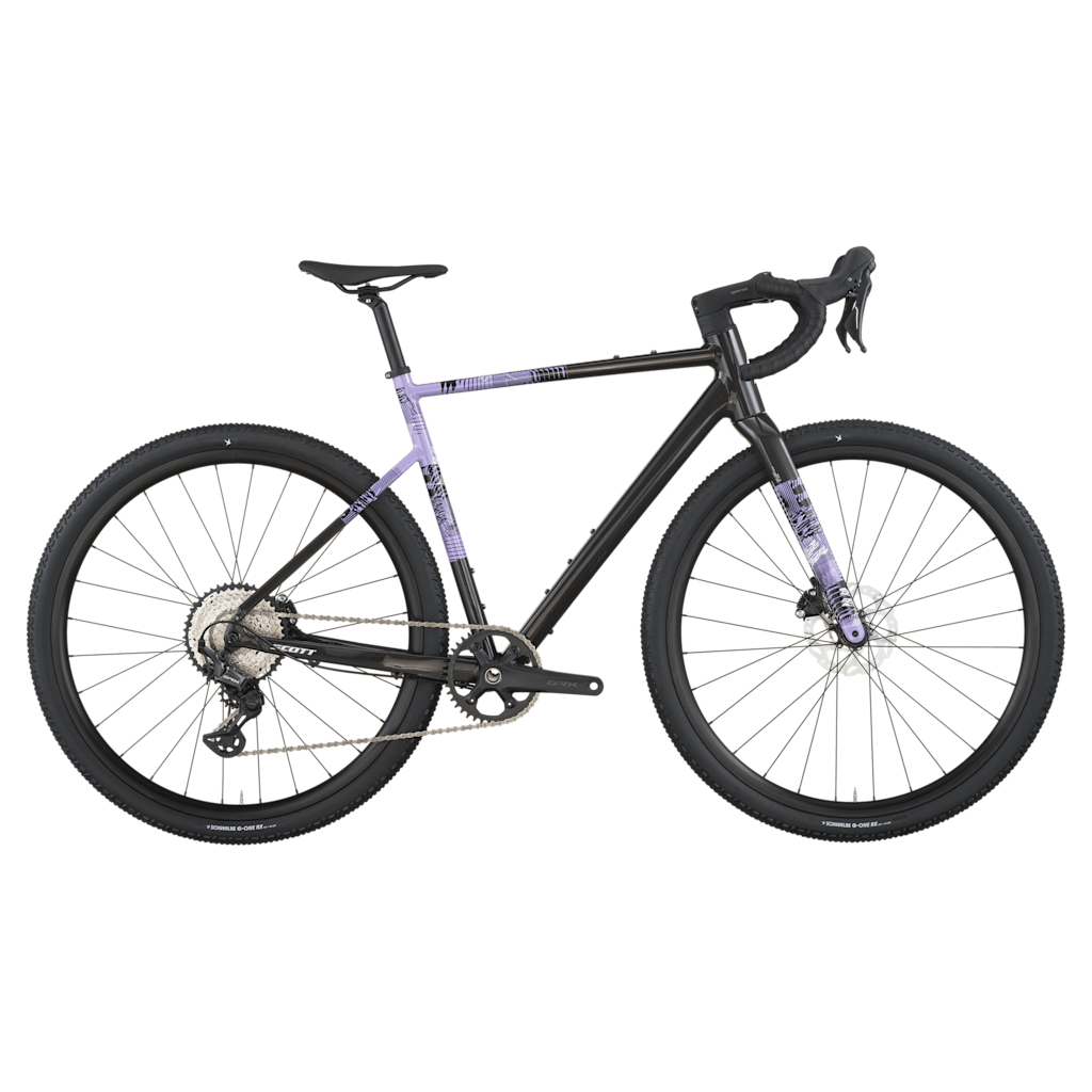 scott speedster gravel 10 2026 carbon black tulip purple