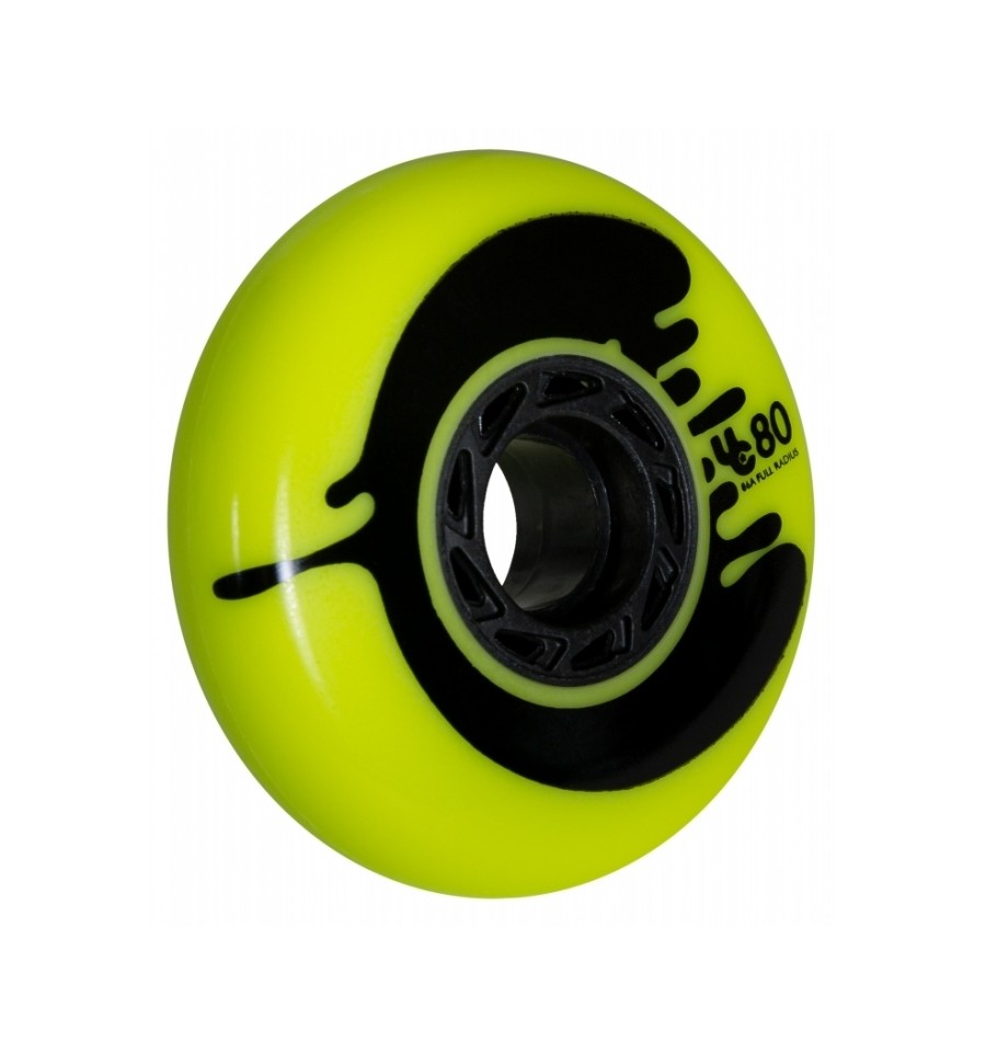 Ratukai riedučiams Undercover Cosmic Roche Yellow, 80mm/88A