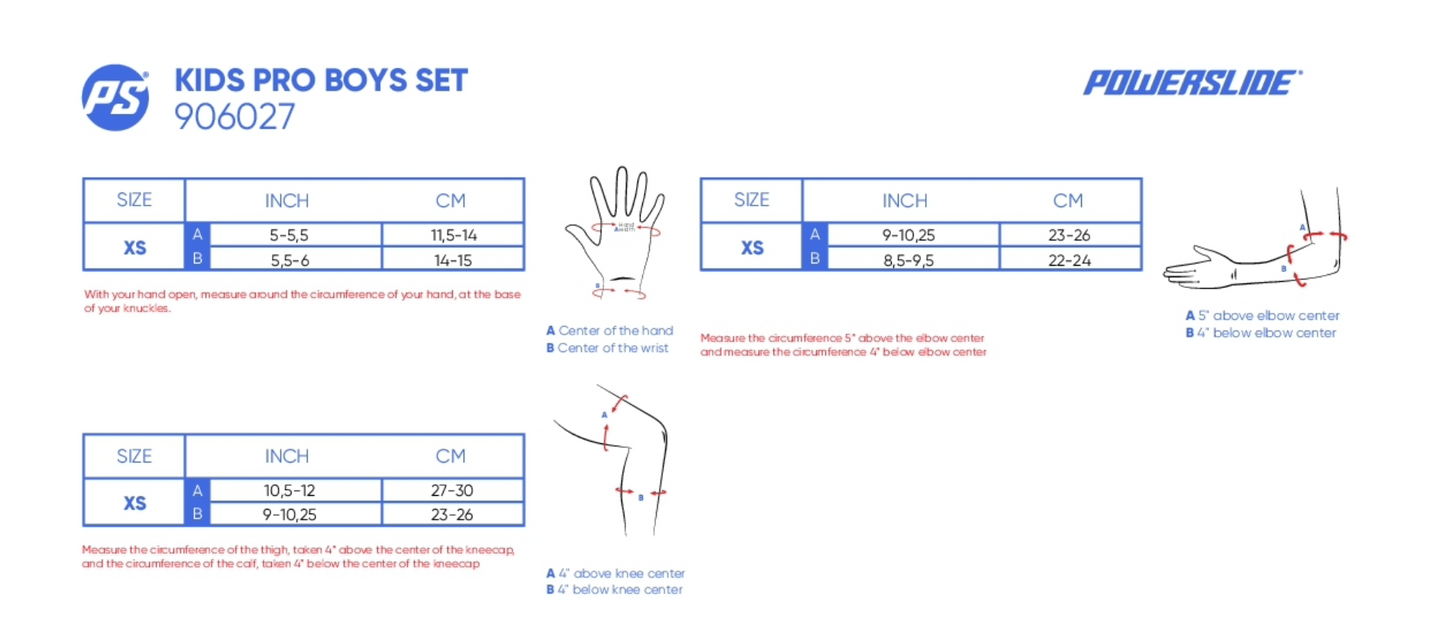 Powerslide PRO apsaugų komplektas vaikams