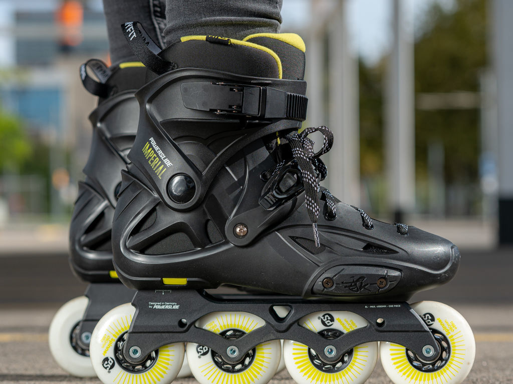 Riedučiai Powerslide IMPERIAL ONE Black Yellow 80