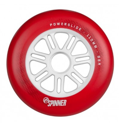 Riedučių ratukai Powerslide Spinner 110/88A, raudona, 1 vnt.