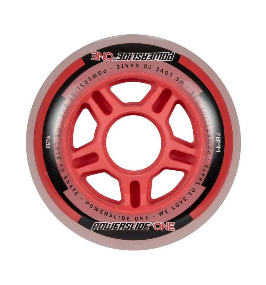 Ratukai riedučiams PS ONE Pack 76mm/82A su guoliais