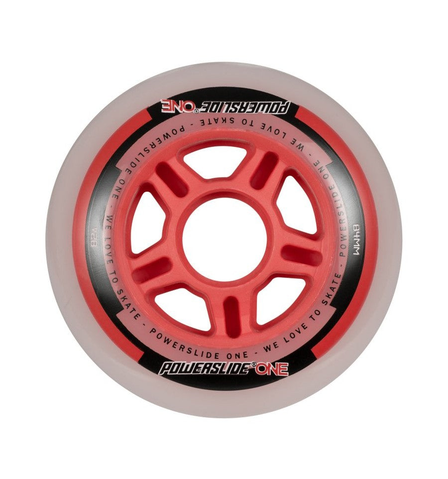 Ratukai riedučiams Powerslide ONE Pack 84mm/82A su guoliais