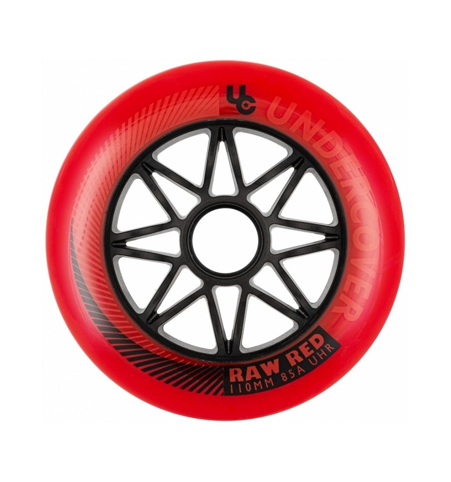 Ratukai rieduciams Undercover RAW Red 110mm/85A, 1 vnt.