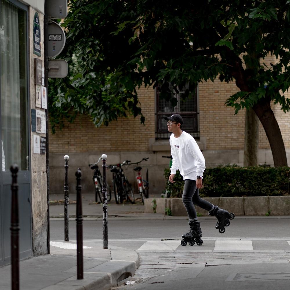 Riedučiai Powerslide Zoom Pro Juodas 100 Trinity