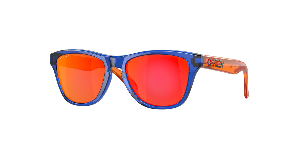 Oakley Frogskins XXS – Crystal blue / Prizm ruby