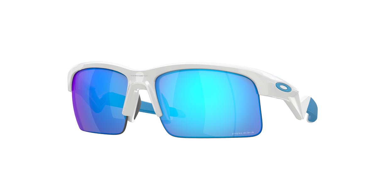 Oakley Capacitor – Polished white / Prizm sapphire