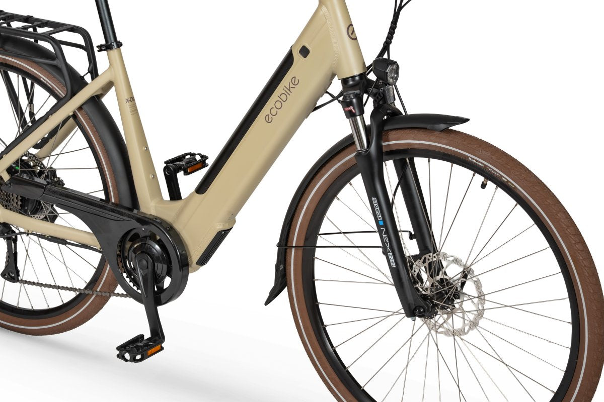 Elektrinis dviratis Ecobike X-City Cappuccino