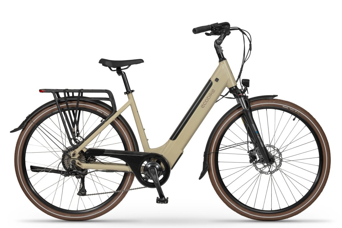Elektrinis dviratis Ecobike X-City Cappuccino