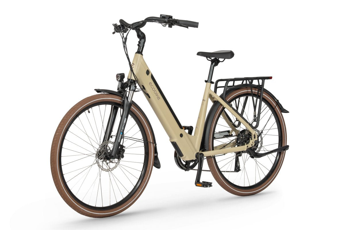 Elektrinis dviratis Ecobike X-City Cappuccino