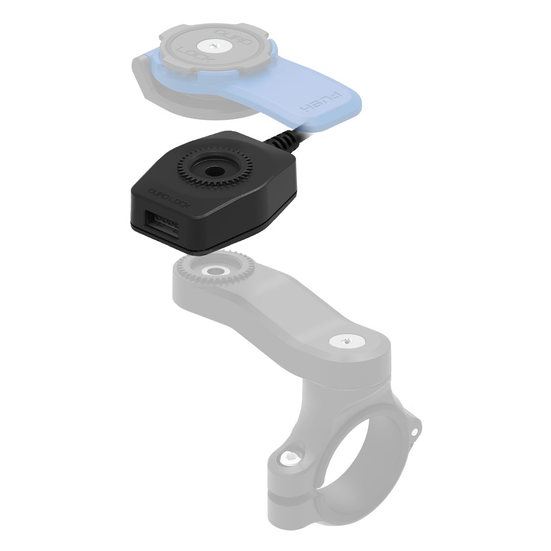 USB įkroviklis motociklui Quad Lock – QLA-MOT-USB