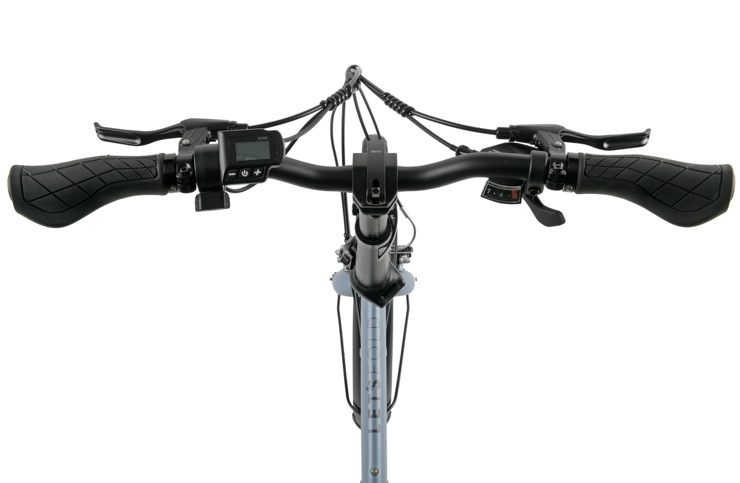 Elektrinis sulankstomas dviratis Let's Fold eBike Grey