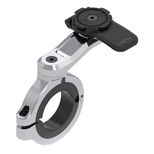 Telefono laikiklis Quad Lock Handlebar Mount PRO Chrome Large – QLM-LHB-CHR