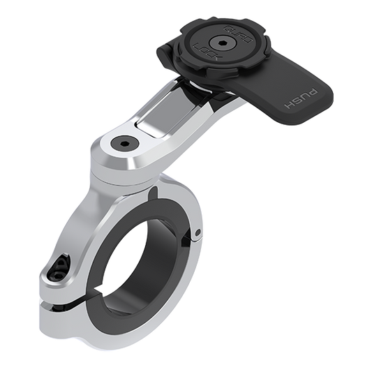 Telefono laikiklis Quad Lock Handlebar Mount PRO Chrome Large – QLM-LHB-CHR