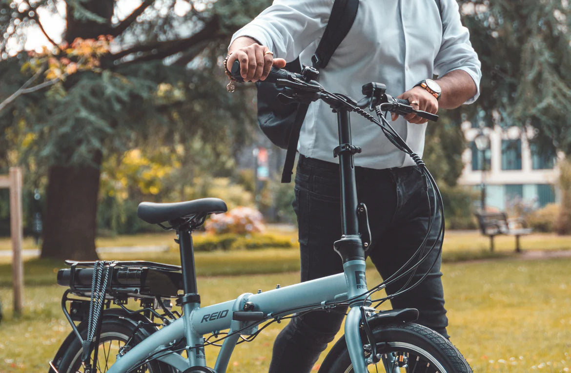 Elektrinis sulankstomas dviratis Let's Fold eBike Grey
