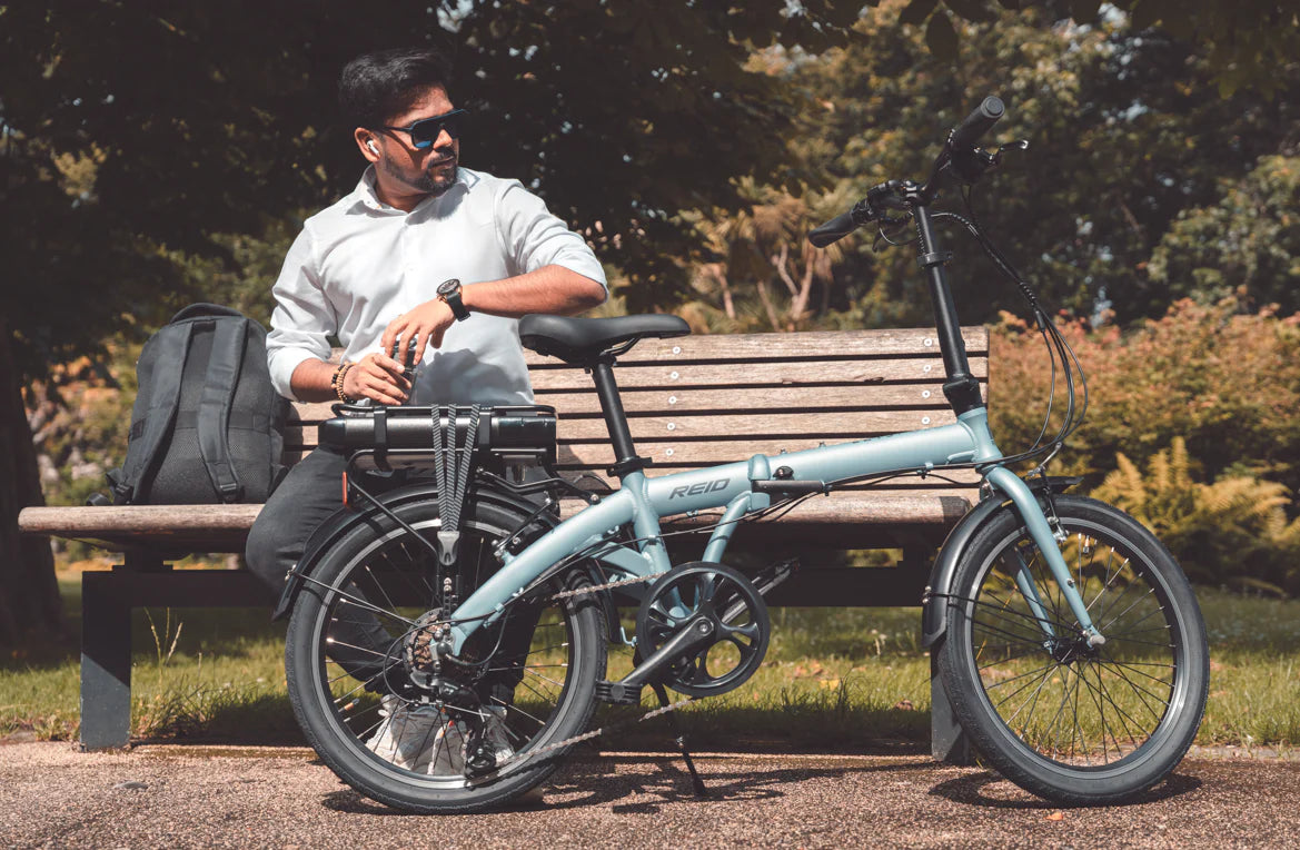 Elektrinis sulankstomas dviratis Let's Fold eBike Grey