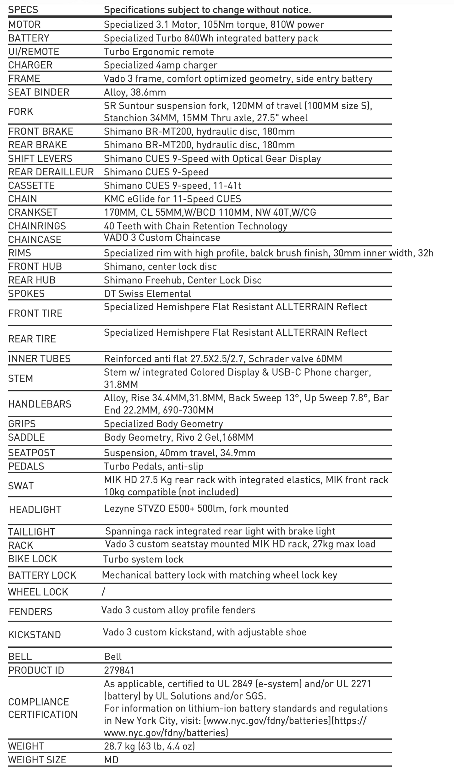 Elektrinis dviratis Specialized Turbo Vado 3 EVO 4.0