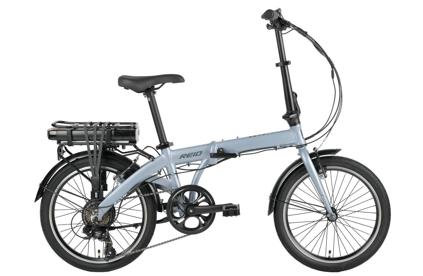 Elektrinis sulankstomas dviratis Let's Fold eBike Grey