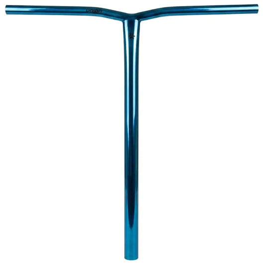 Union Uniq Bend Standard Pro Scooter Bar Chrome Blue