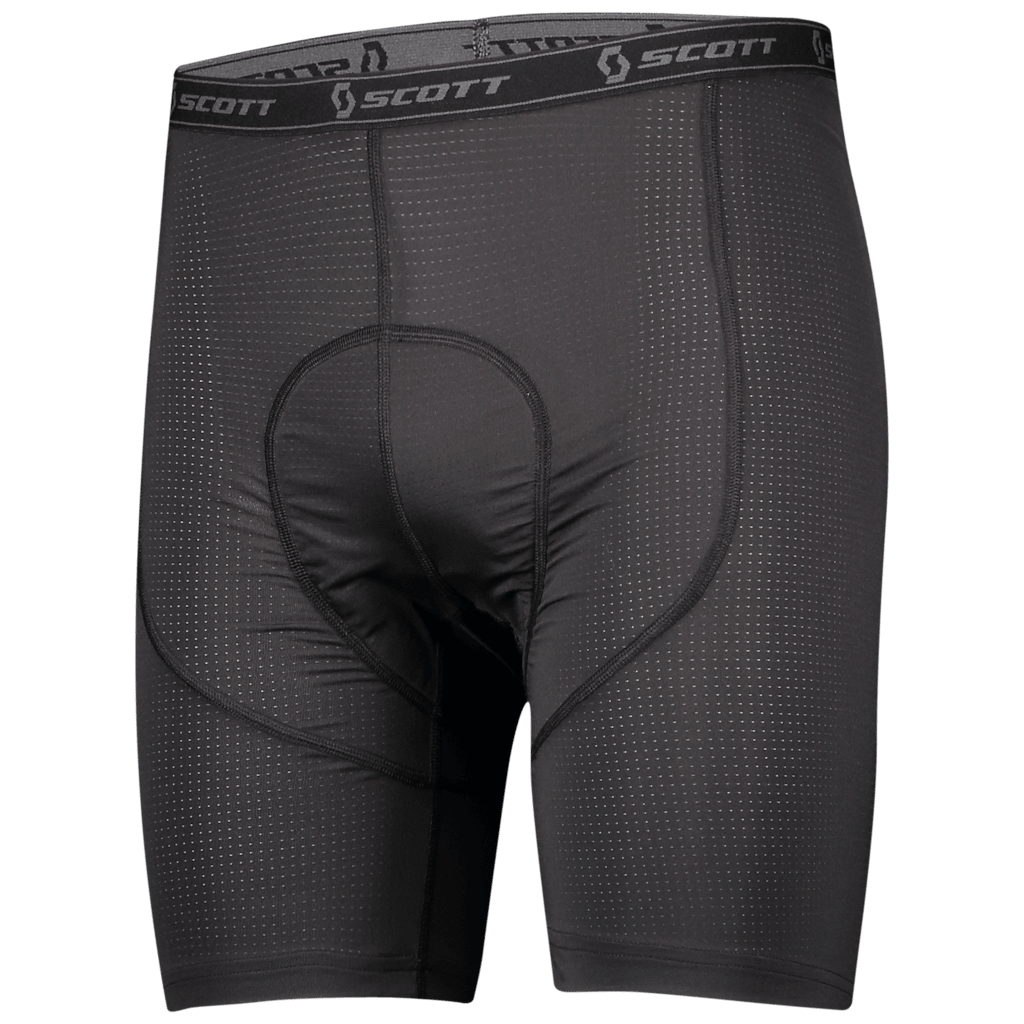 SCOTT Trail Underwear + – vyriški vidiniai dviratininkų šortai, juodi