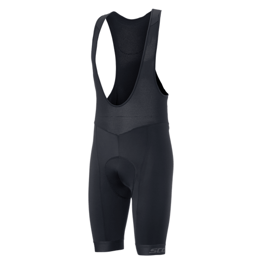 SCOTT Endurance ++ – vyriški dviratininkų šortai su petnešomis, juodi / tamsiai pilki