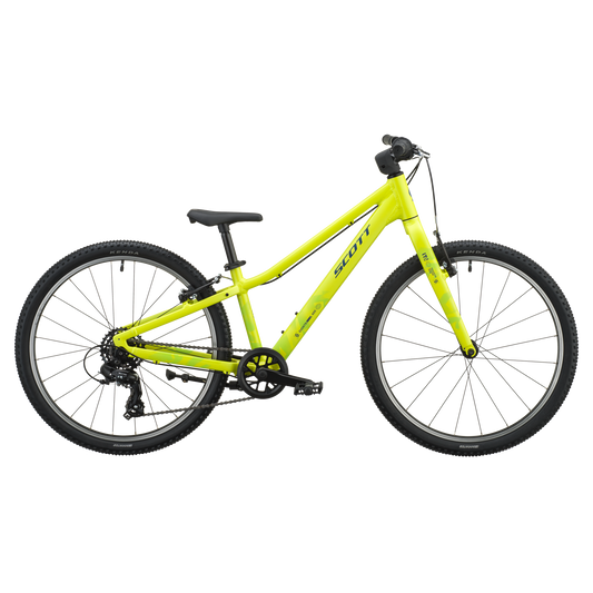 SCOTT Contrail 400 2027 Zesty Yellow, 24 colių vaikiškas dviratis
