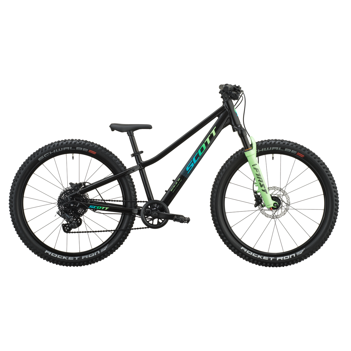 SCOTT Scale Pro 400 2027 Black, 24 colių vaikiškas dviratis