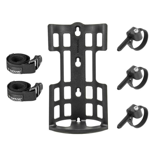 Topeak VersaCage – šakės ir rėmo bagažinė su tvirtinimo dirželiais